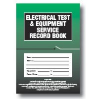 Electrical Test Record Book A4